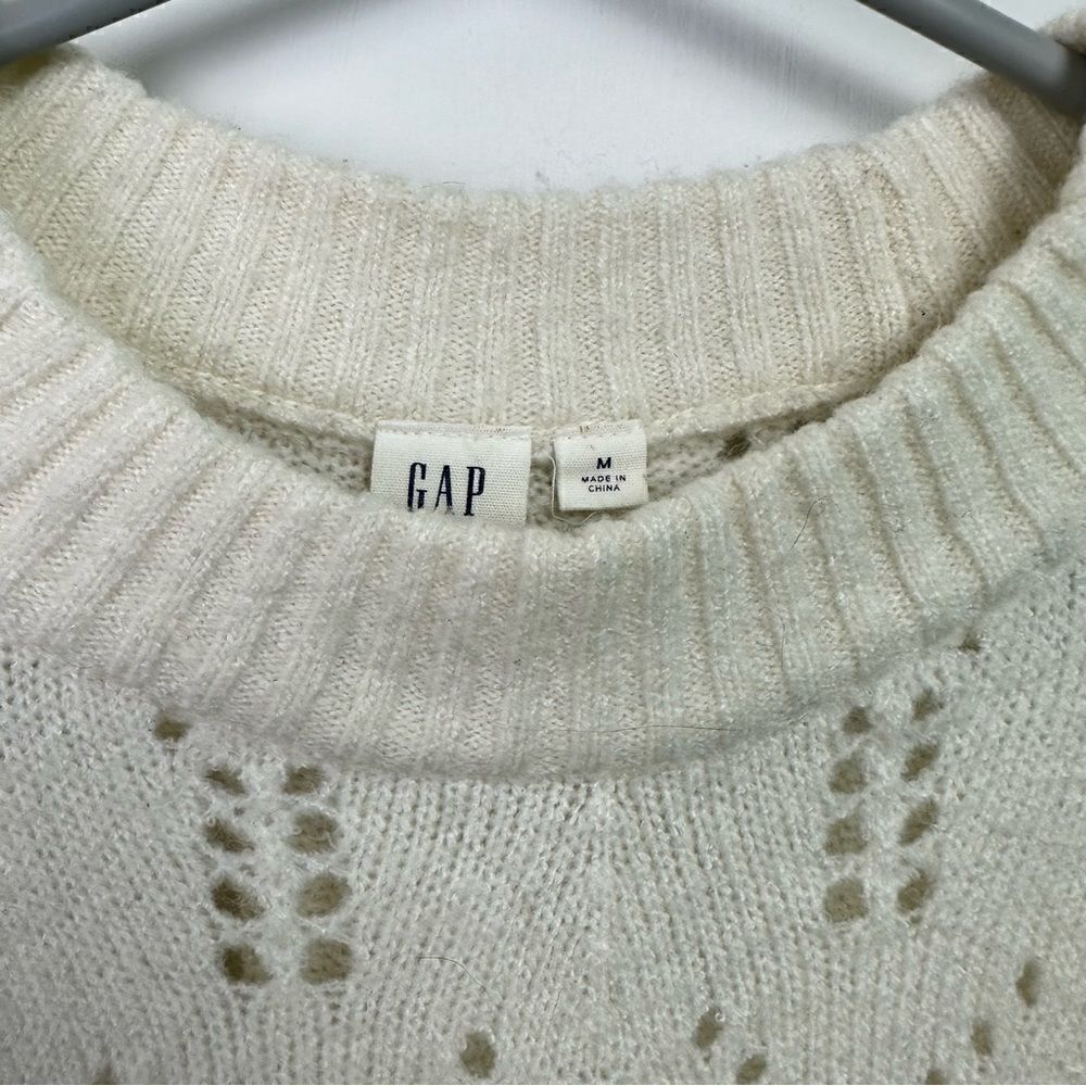 GAP Chunky Knit Pattern Sweater medium - Picture 5 of 9